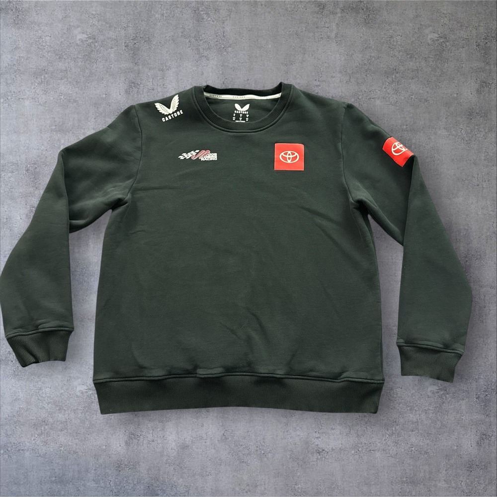Castore Joe Gibbs Racing Sweatshirt Mens XL Black Toyota JGR Pullover